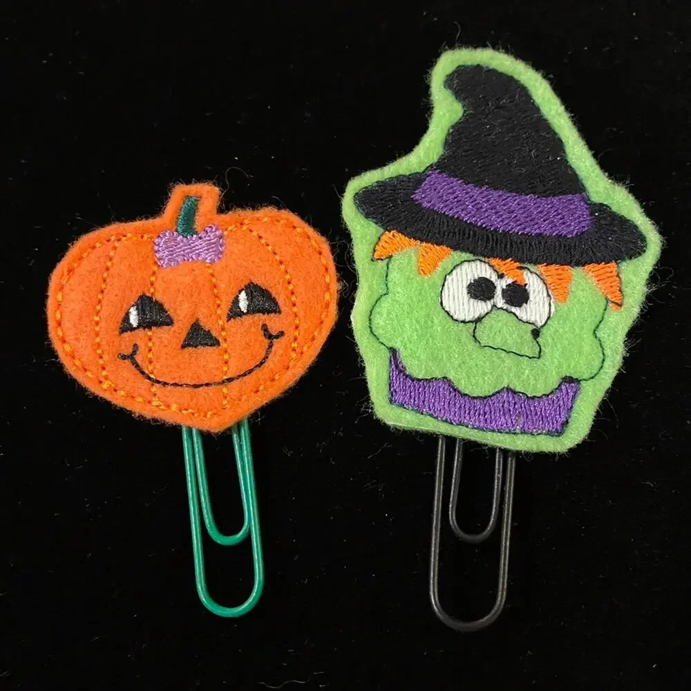 Halloween planner clip set of 2